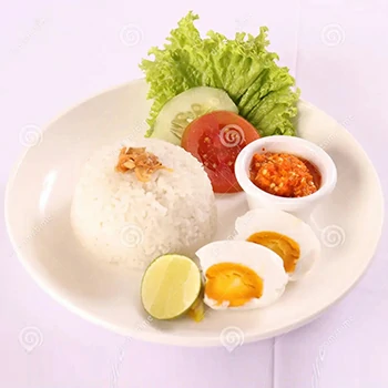 NASI PUTI + TELUR